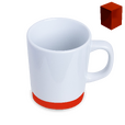 Kubek Jamie To Go, biały/czerwony