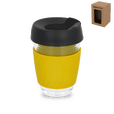 Szklanka Caroline To Go, żółty/czarny