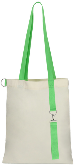 Shopper White GLOW To Go, zielony