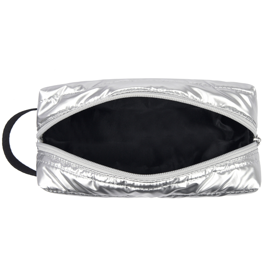 Kosmetyczka Cosmo, srebrno-czarny