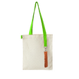 Shopper White GLOW To Go, zielony/pomarańczowy