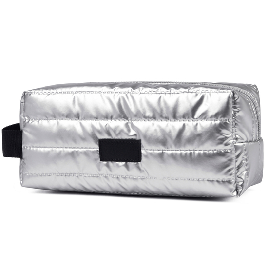 Kosmetyczka Cosmo, srebrno-czarny