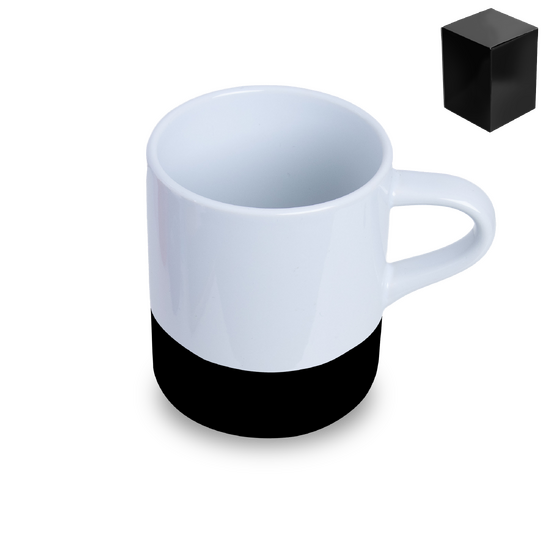 Kubek Lily To Go, biały/czarny