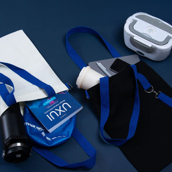 Shopper White GLOW To Go, zielony