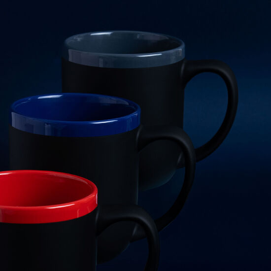 Kubek soft-touch Alex, szary