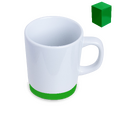 Kubek Jamie To Go, biały/zielony