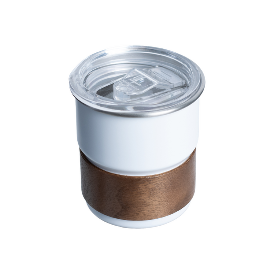 Termokubek Julia ze stali nierdzewnej, biały