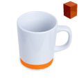 Kubek Jamie To Go, biały/pomarańczowy