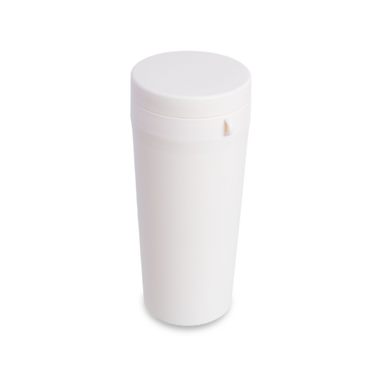 Termokubek plastikowy Holly, beżowy