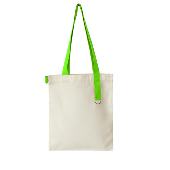 Shopper White GLOW, zielony