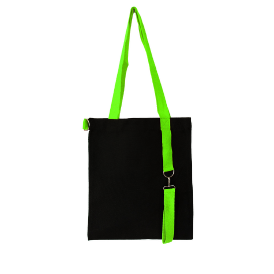 Shopper Black GLOW To Go, zielony