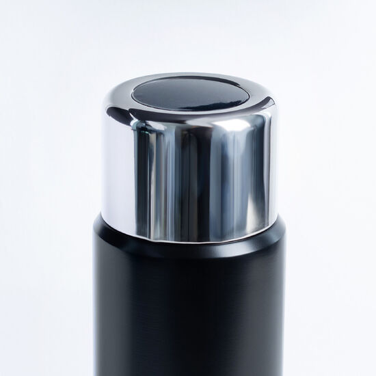 Termos ze stali nierdzewnej Lucas, czarny